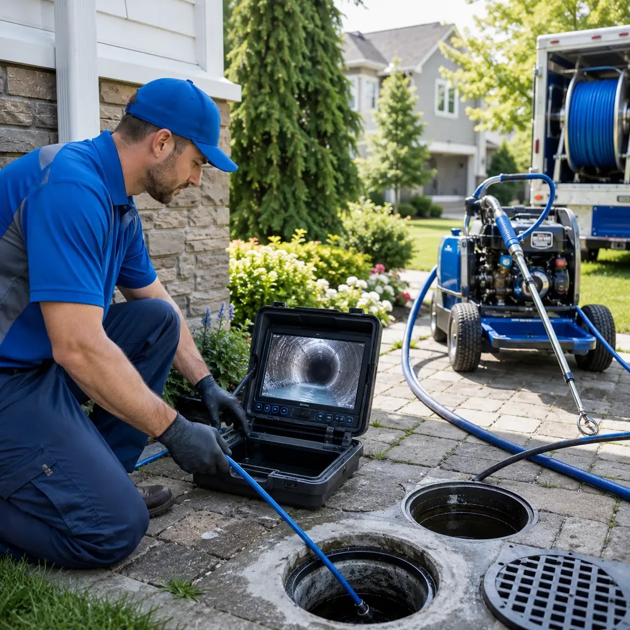 Outdoor drain cleaning professionals serving Warren, RI