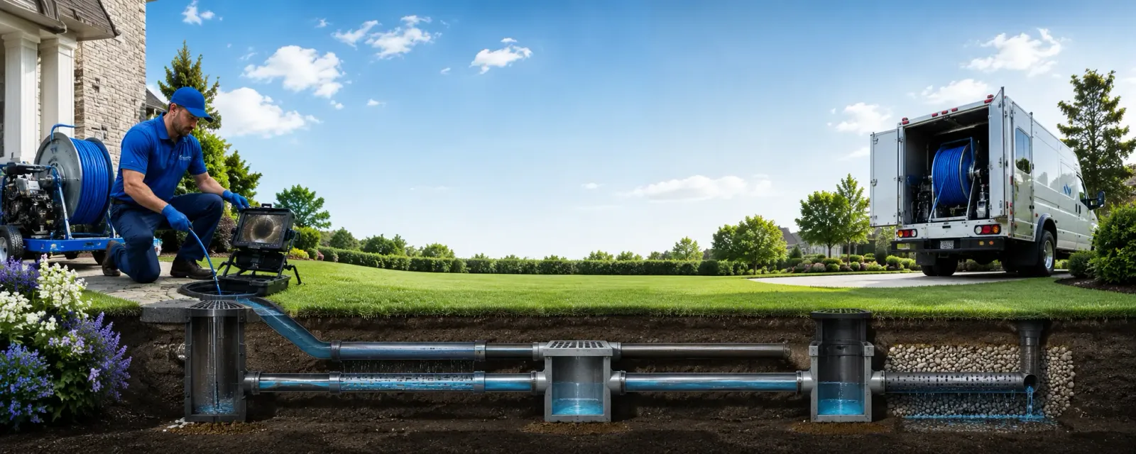 Outdoor drain cleaning information for Warren, RI